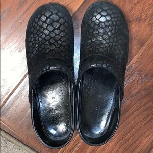 Sanita Black Clog Shoes